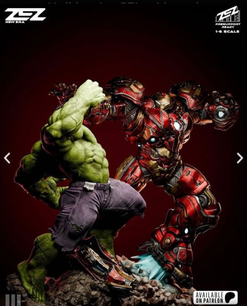 Hulk vs Hulkbuster Diorama (1/6 Ölçek)